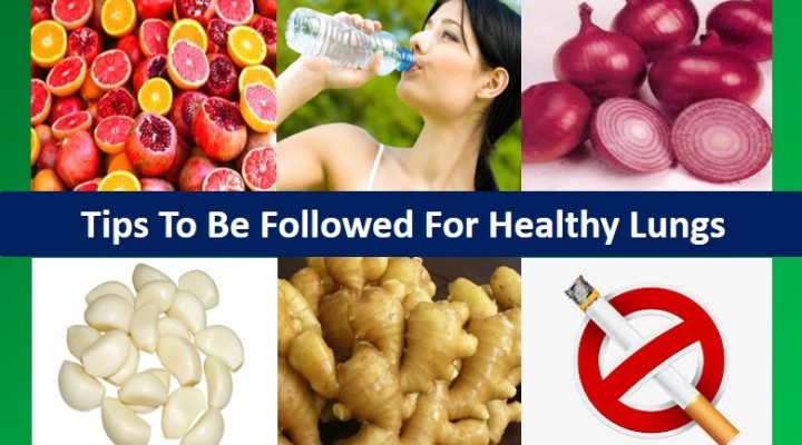 Tips to be followed for healthy lungs