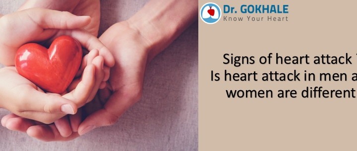 What are the Signs of heart attack?Is heart attack in men and women are different?