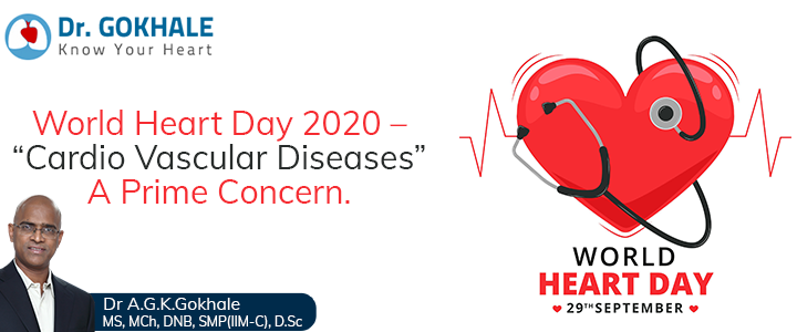 World Heart Day 2020 – “Cardio Vascular Diseases” A Prime Concern.