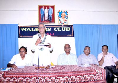 Dr. Gokhale Guest Speaker at Walkers Club Tenali Health Meet