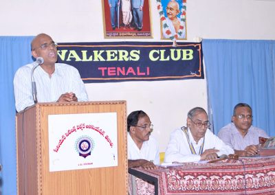Dr. Gokhale Guest Speaker at Walkers Club Tenali Health Meet