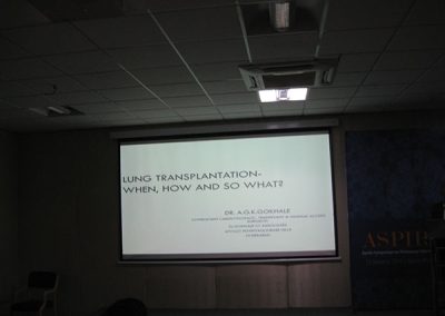 Dr Gokhale @ Apollo Hospital Lecture on Lung Transplantation When, How and So What?